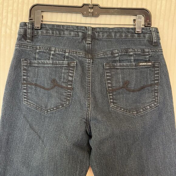 Members Jeans Straight Leg Sz‎ 10 Dark Blue Denim - Picture 10 of 16